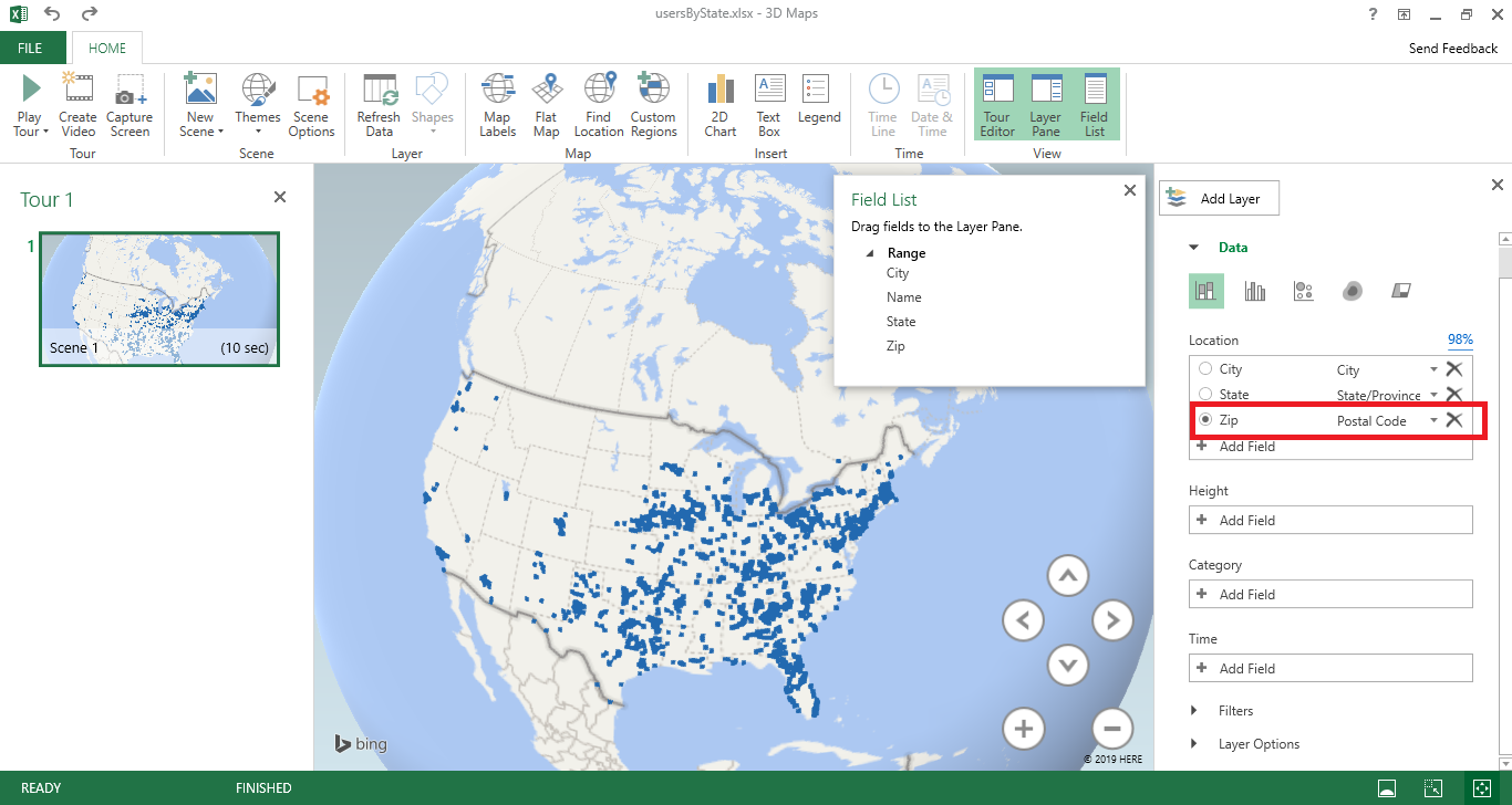 Did you know … Excel can use maps to visualize data? – Lisa's Home Page