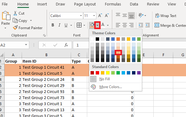 Excel – Setting a Cell Value Based on Background Color – Lisa's Home Page