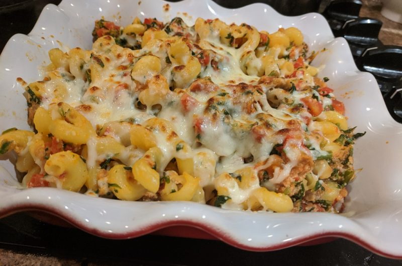 Cheesy Baked Cavatappi