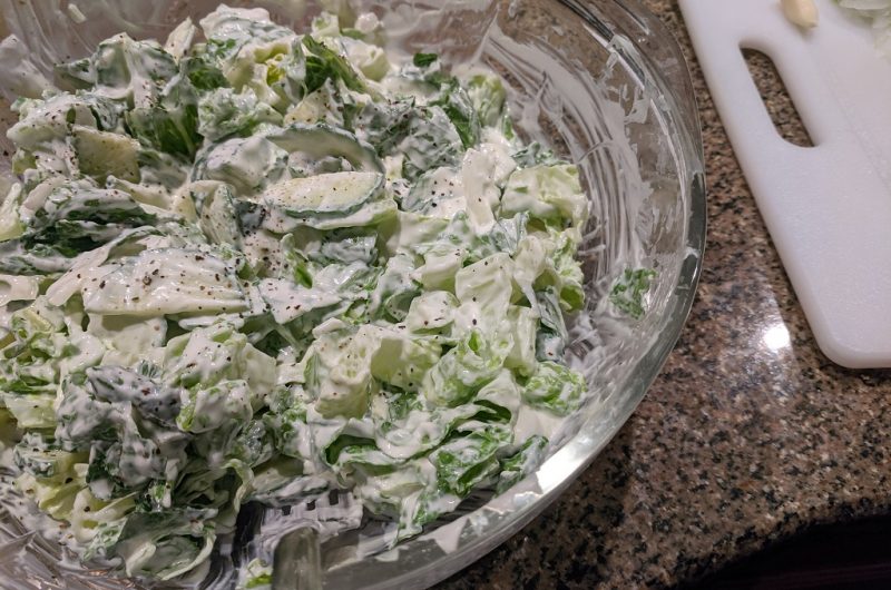 Garlic Yogurt Salad Dressing