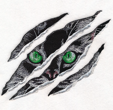 A cat's eyes on a torn patch

AI-generated content may be incorrect.