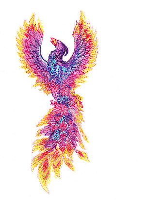 A colorful bird with wings spread

AI-generated content may be incorrect.