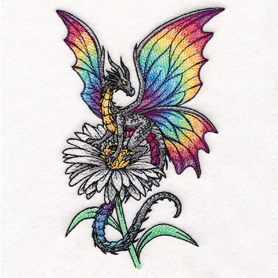 A colorful dragon on a flower

AI-generated content may be incorrect.