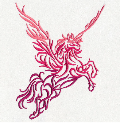 A pink and purple unicorn

AI-generated content may be incorrect.